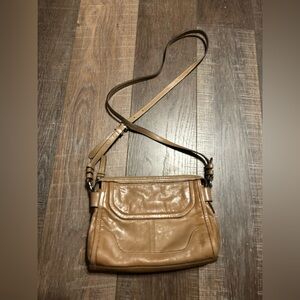 Leather Frye crossbody purse